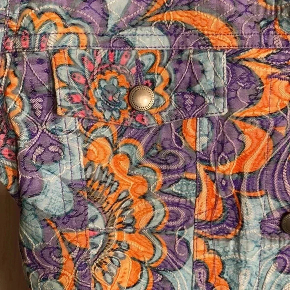 Analogy button down jacket Sz L - Picture 4 of 5